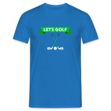 Let´s Golf Shirt für Männer - Royalblau