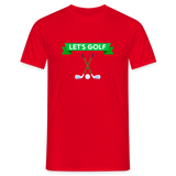 Let´s Golf Shirt für Männer - Rot