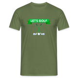 Let´s Golf Shirt für Männer - Militärgrün